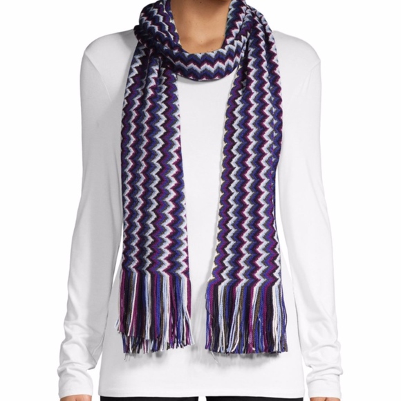 Missoni Accessories - NWT MISSONI Zigzag Scarf, Multi